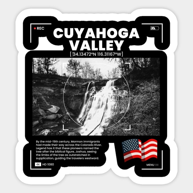 Cuyahoga Valley National Park Sticker by Sally Honey